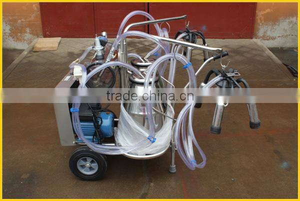 2013 new style milk 2 cows a time vacuum pump milking machine