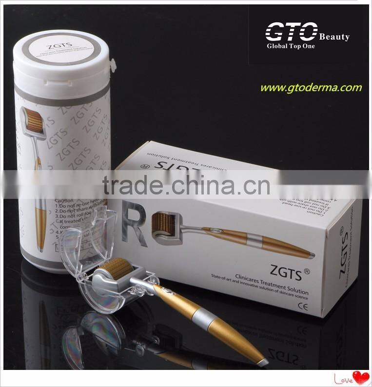 ZGTS derma roller factory supply 192 needles titanium micro dermaroller