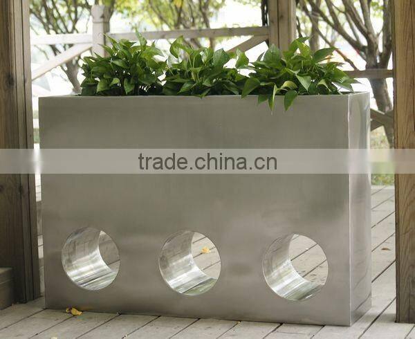 bonsai plants container stainless steel flower container and flowers pots