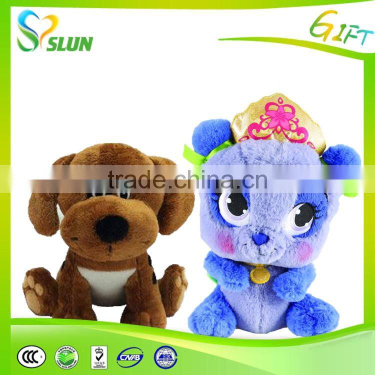 Wholesaler cute plush dog toy stuffed soft plush pet toy