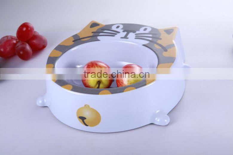 plastic pet bowl /melamine pet dish for dog and cat /food pail for dog poultry feeders drinkers