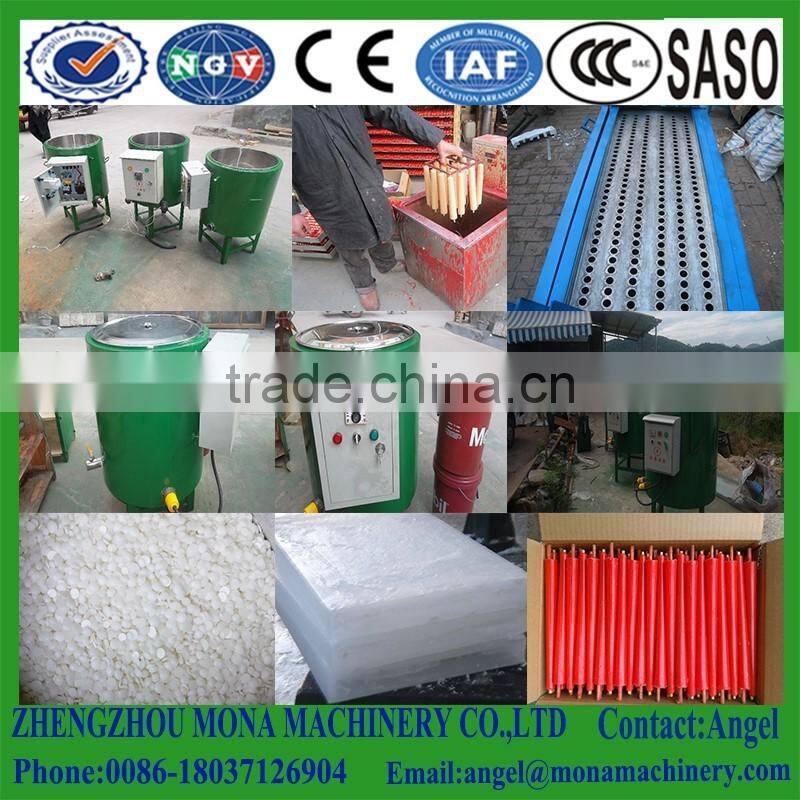 Small scale candle production low melting point wax melting tank