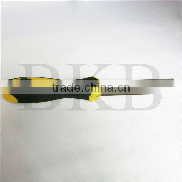 1 inch stainless steel mini putty knife with soft double color rubber handle