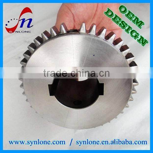 2017 double spur gear, reduction spur gear, large spur gear