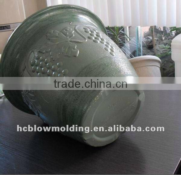 OEM Blow Molding plastic various kind of plant pot HDPE durable plant pot for sale