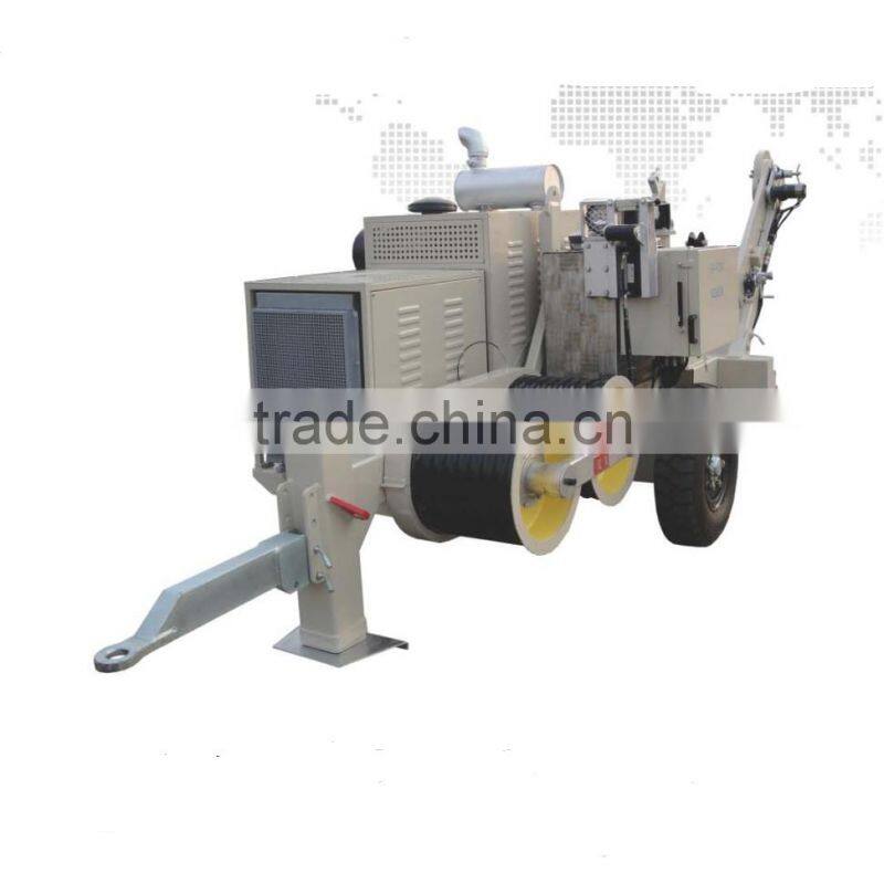 SA-YQ60 60KN/6Ton hydraulic cable puller machine