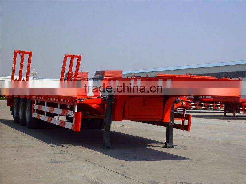 factory price heavy equipment truck military lowboy trailer