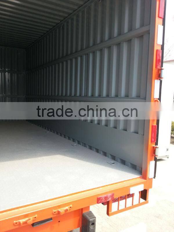 tri-axle 40ft gooseneck flatbed truck trailer semi truck body parts