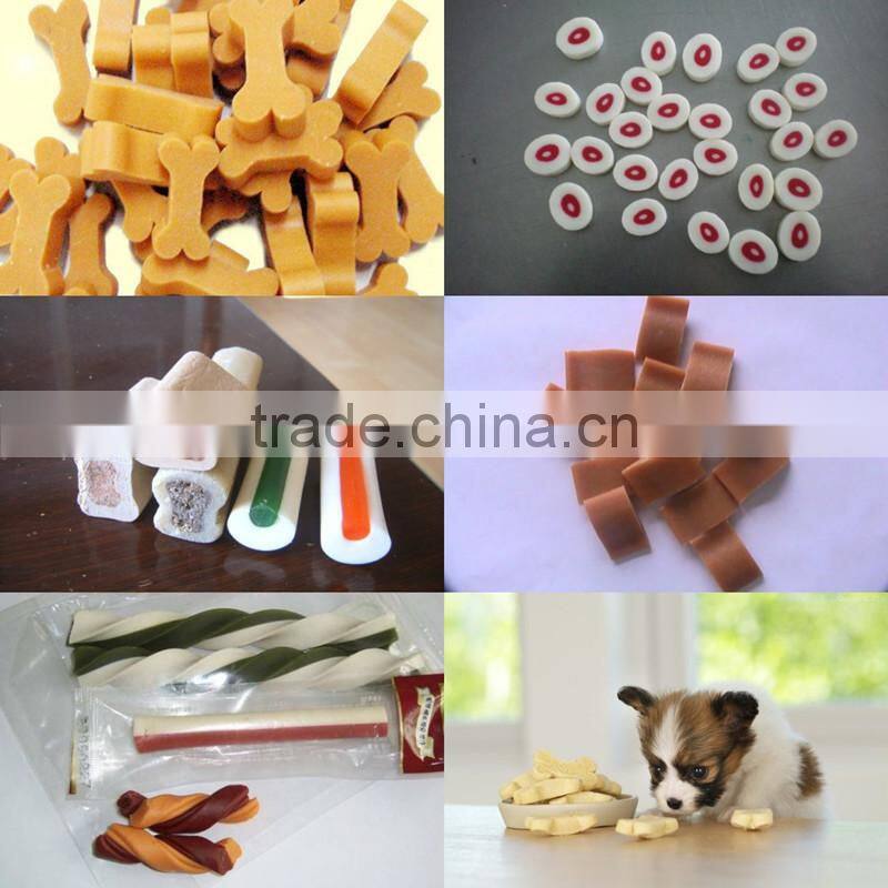 Low consumption chewing Jam center pet food production line