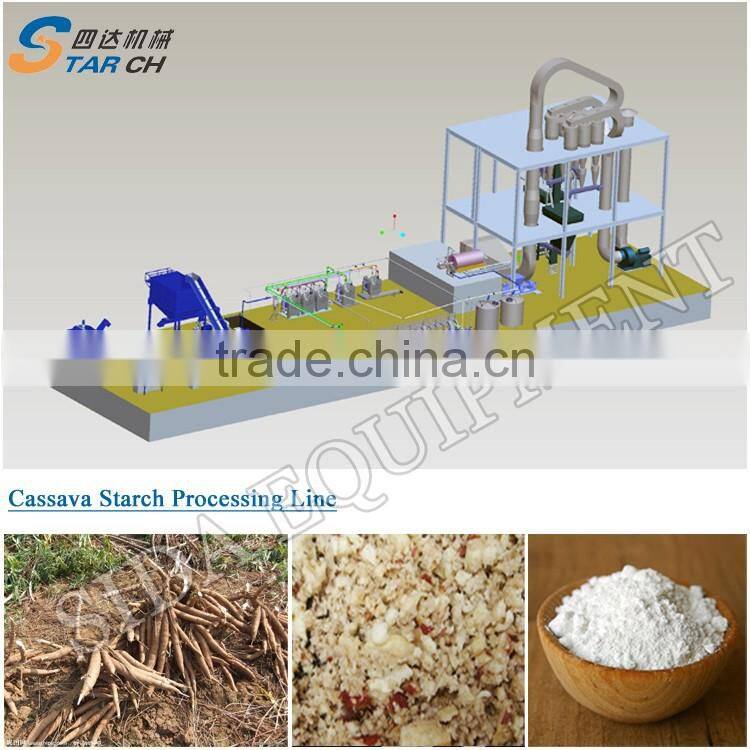 High Eifficient Potato Starch Processing Machine In Africa
