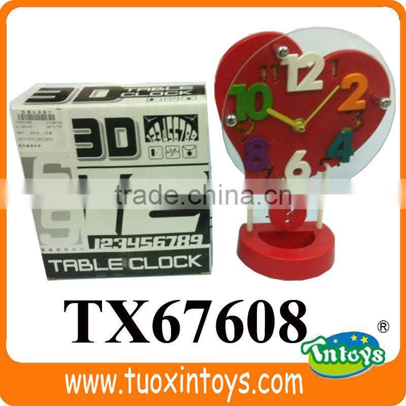 digital stopwatch heart shaped alarm clocks for children