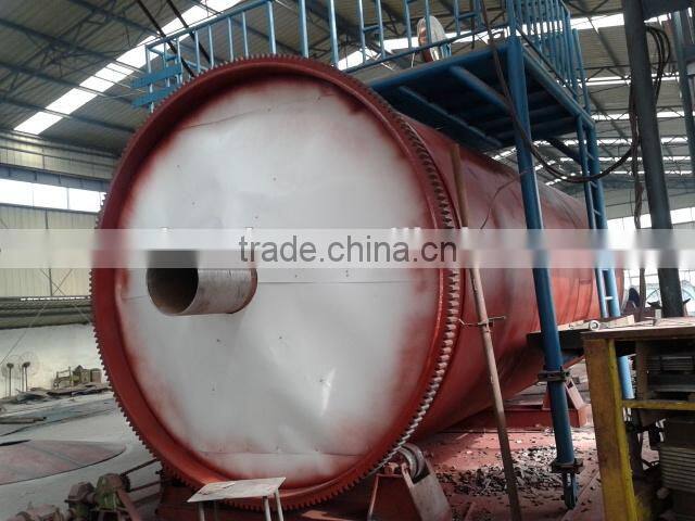 Twin-Reactor Style Pyrolysis Equipment Refinery Waste Tire To Crude Oil