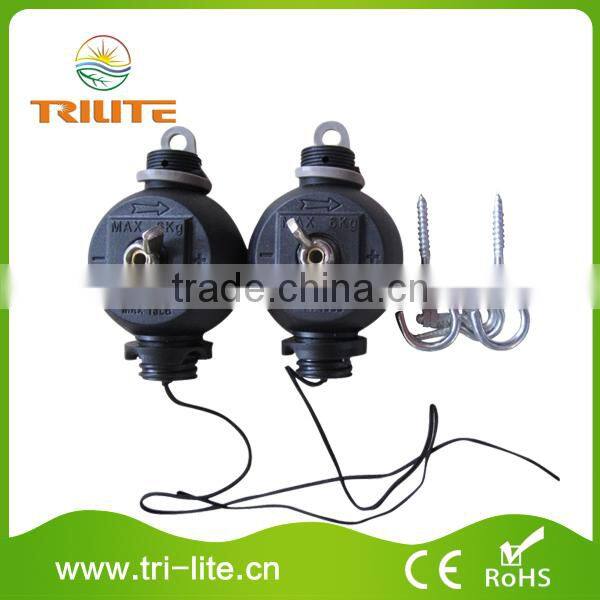 1/8" Adjustable heavy duty light fixture rope ratchet hanger