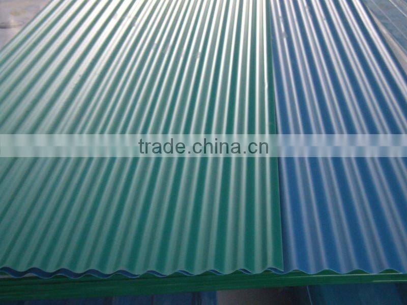 PC tinted plastic roofing galvanized corrugated sheet