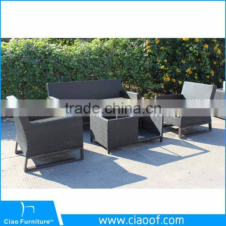 Hot Sell New Design Cheap Poly Rattan Sofa
