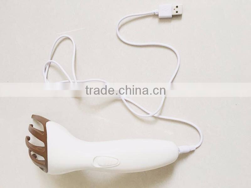 Multi-functional Beauty Five Claws Electric Massager For Head/Body,Mini USB Charge Handheld Head Personal Massager For Wholesale