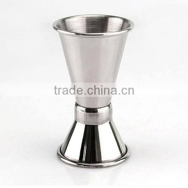 Professional bar tools supplier,custom stainless steel measuring glass cocktail shaker