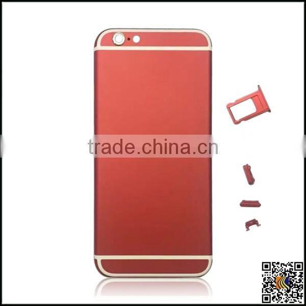 New Wholesale OEM Back Cover for iPhone 6s/6splus Housing,for iphone 6s colored housing custom