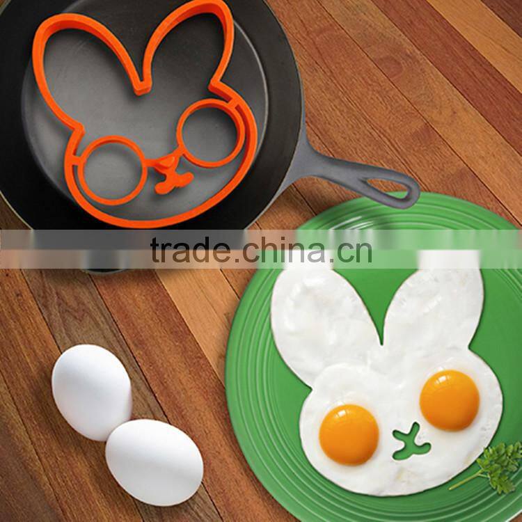 100% Food Grade Silicone Fried Egg Mould/Pancake Ring/Egg Tray Sunny Cloud Egg Shapers Mold