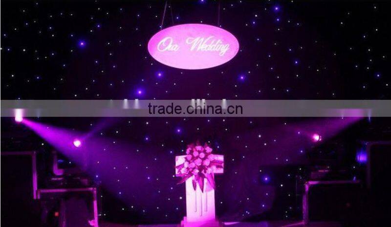 Romantic led DMX RGBW 4in 1 star cloth curtain lights