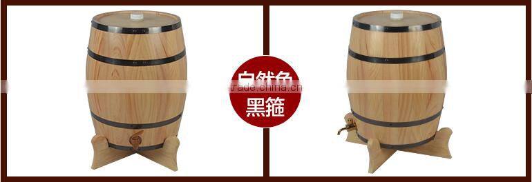 Exquisite handmade wood wine barrel