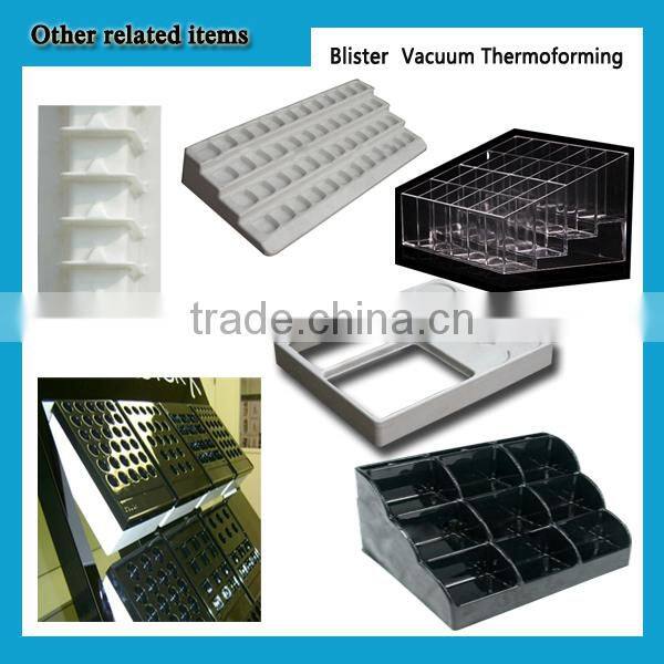 OEM plastic makeup cosmetic display stand