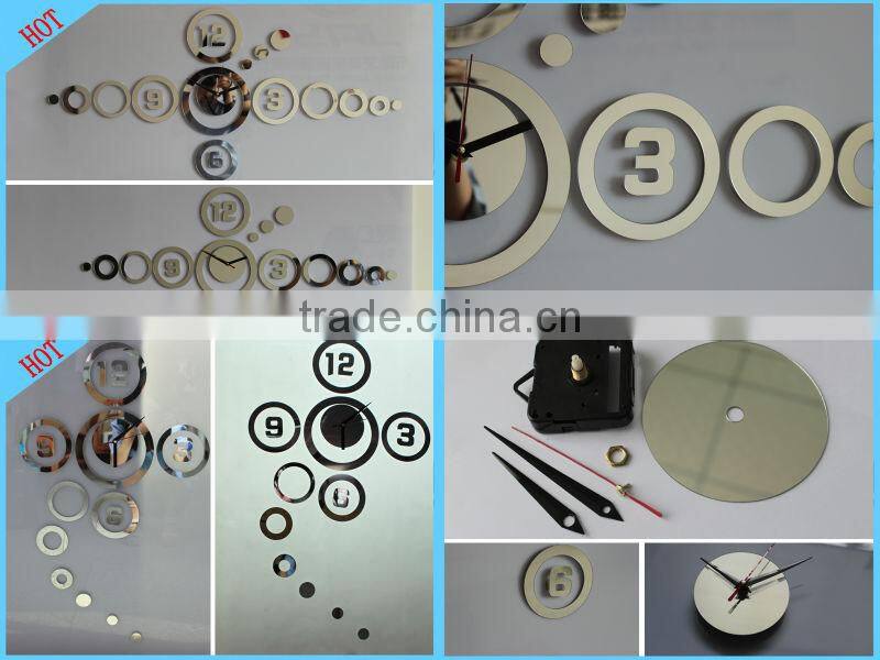 Hot! Wholesale acrylic promotional wall clock, clock wall China supplier, acrylic 9 inch wall clock