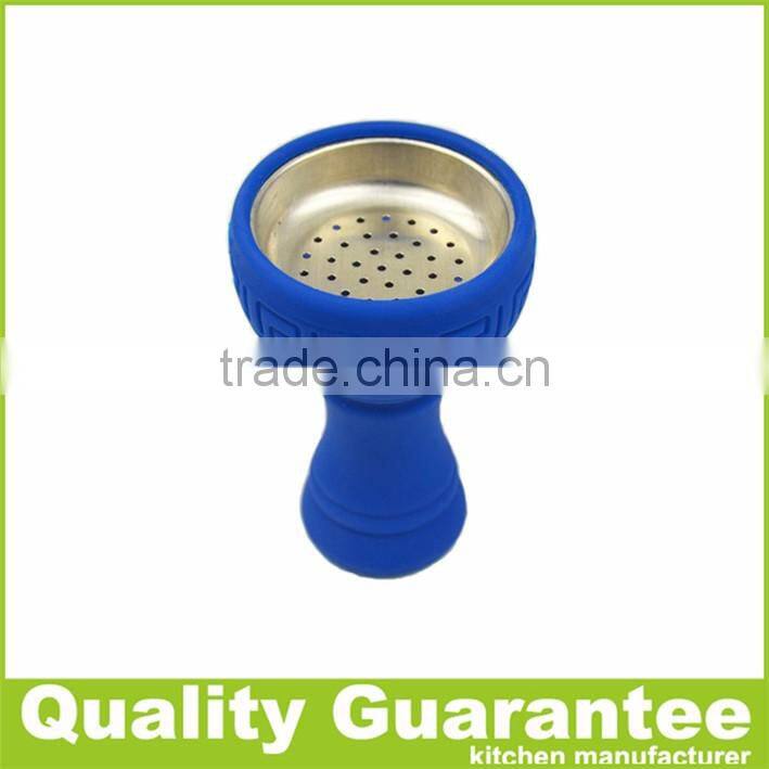 Hot selling Silicone Hookah Bowl New Funnel stainless iron bowl