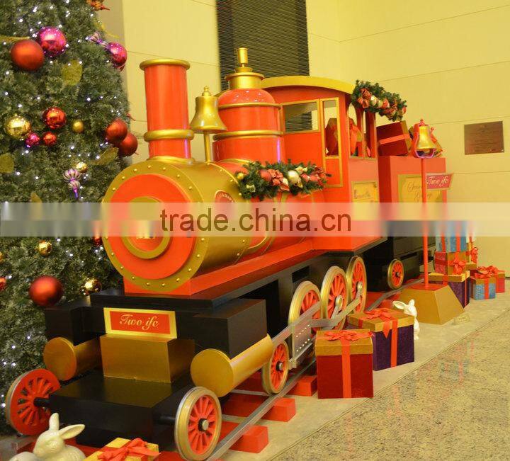 Christmas train decoration