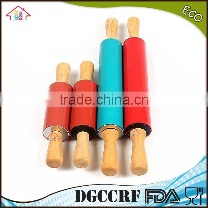 NBRSC ROLLING PIN SILICONE ROLLER COOKING BAKING CAKE BASE PASTRY KITCHEN