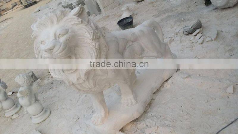 Martha White Marble Animal Sculpture Garden Sculpture Mrable Sculpture Stone