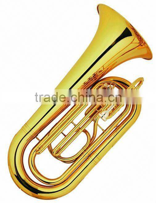 Bb key 4 key tuba for brass band