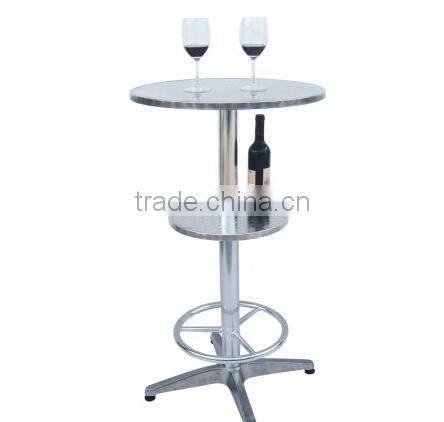 Modern Glass Top Bar Table