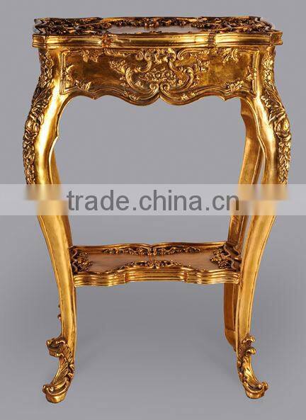 Handmade carving gold leaf coffee table/side table FA-181P-01