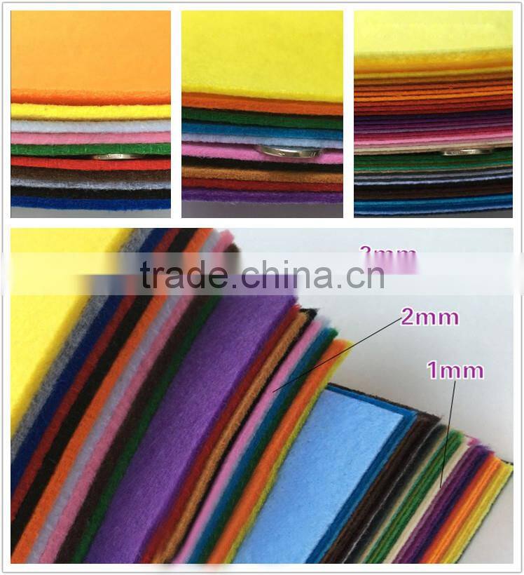 Good quality but cheap felt fabric,felt squares