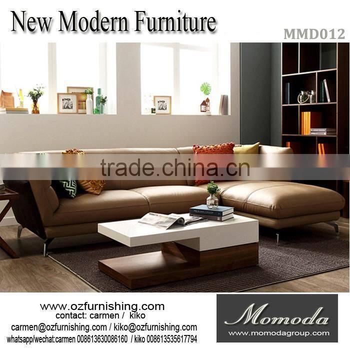 Buy sofa from China, modern Italian full leather sofa on sale for living room furniture