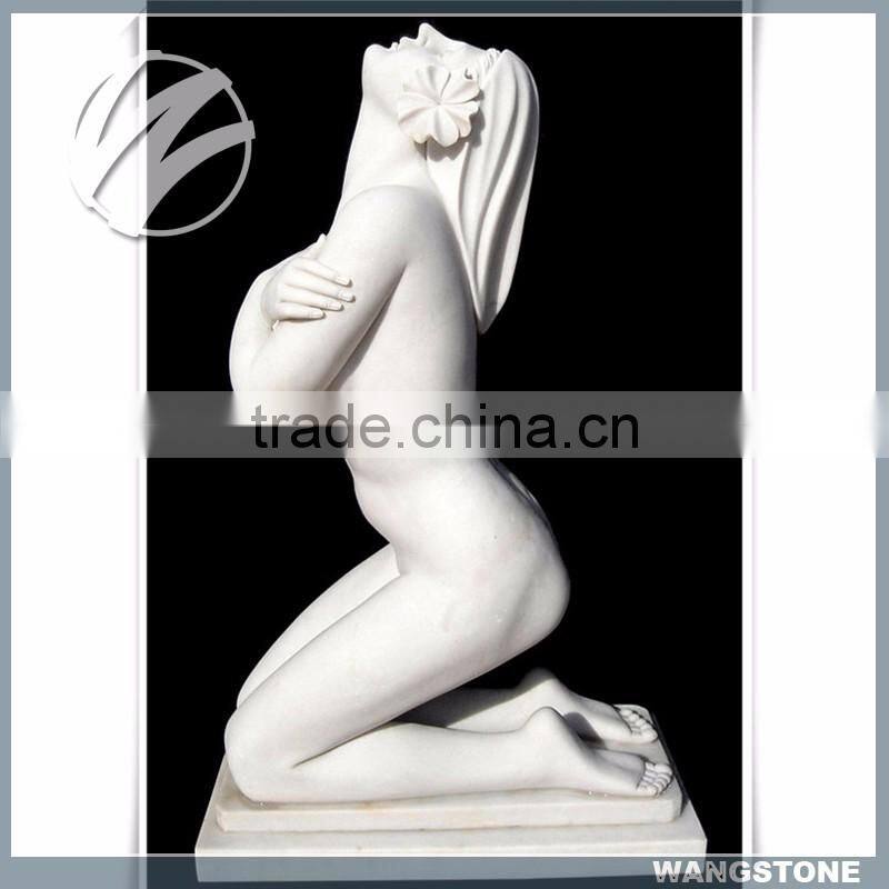 Marble nude woman statue