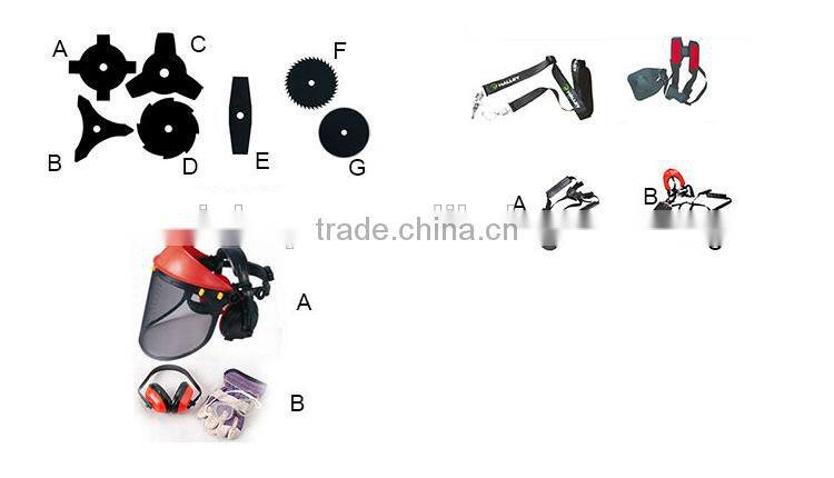 33cc 4 in 1 brush cutter multi-function for farm tractor use