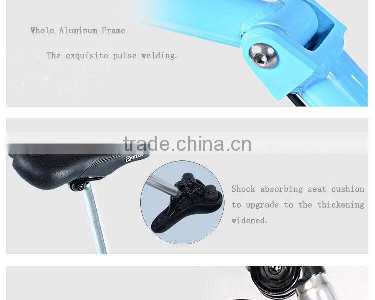 2017 portable electric bicycle mini folding ebike with CE EN15194 certificate