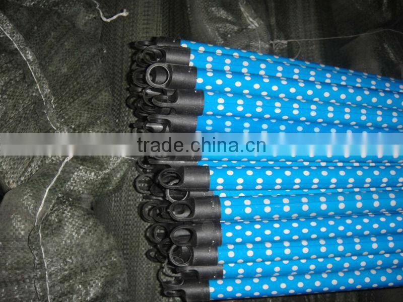 Wood Grain PVC coated wooden broom handle
