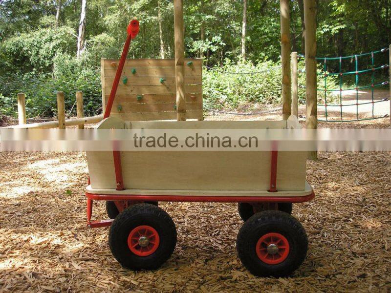 garden cart TC1812 Wooden hand Tool cart for kids