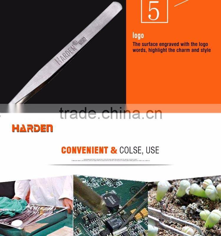 4PCS Stainless Steel Curved Tweezer Set