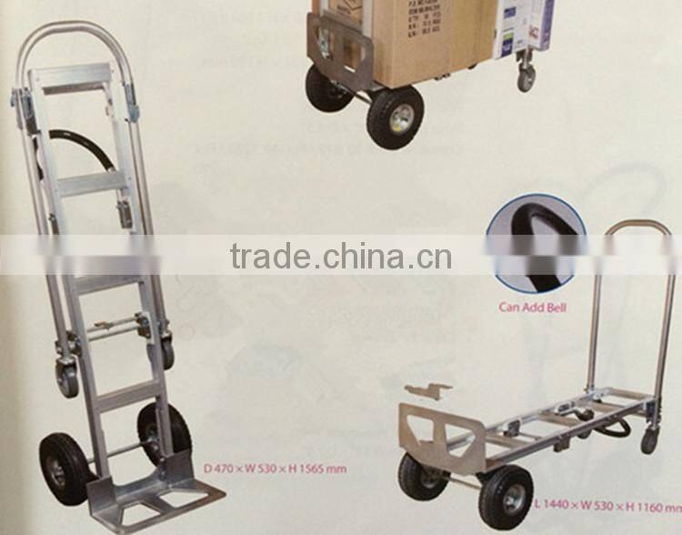 2 in 1 foldable aluminium convertible hand truck