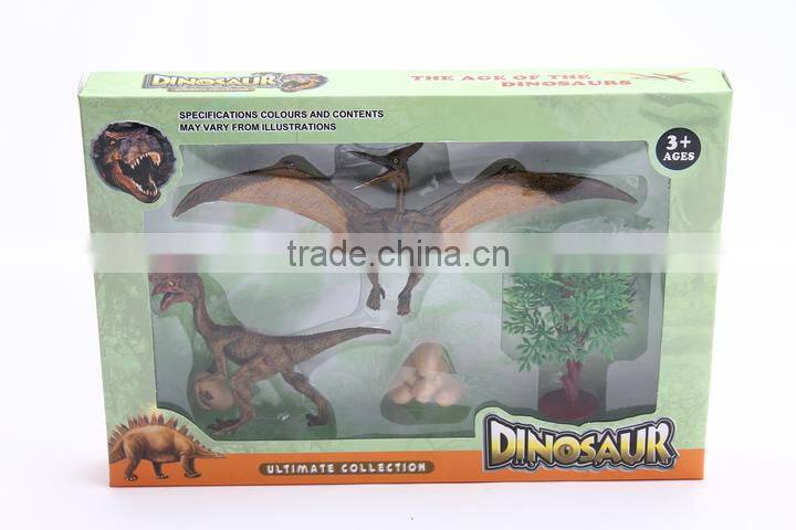 play set fun animal fun plastic life volcano to dinosaur toy with EN71
