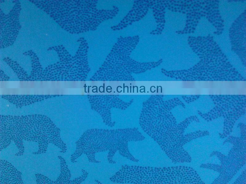 Printed PU Waterproof Fabric for Raiwear/Jacket