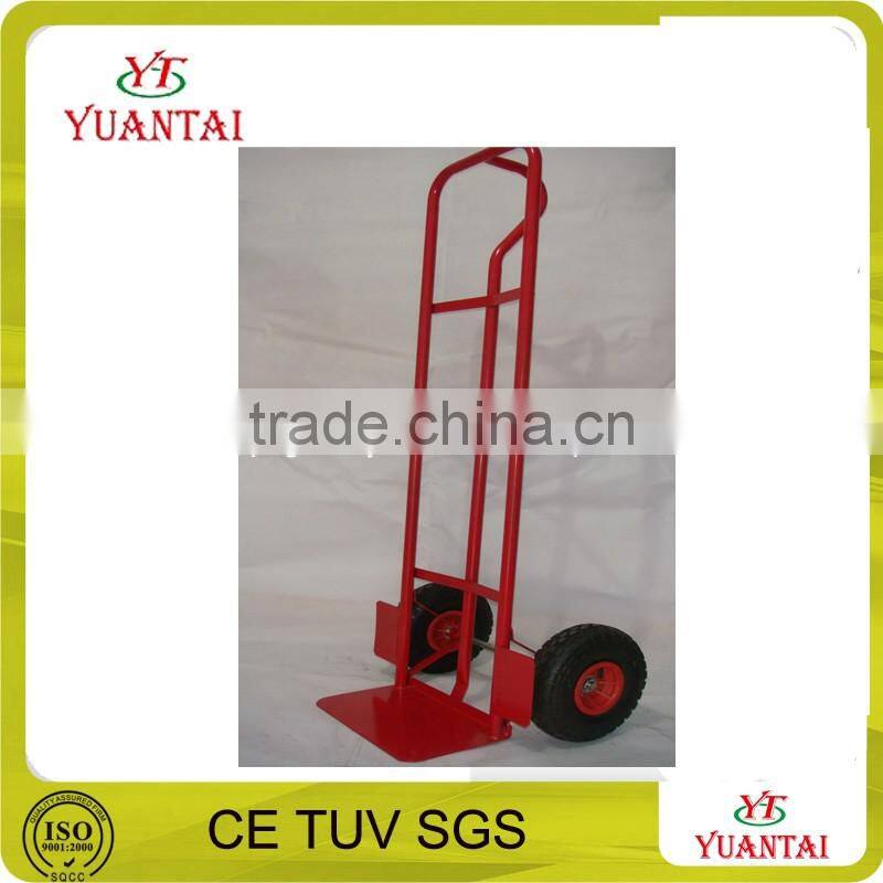 various usage Steel Hand Trolley single loophand truck with two wheels