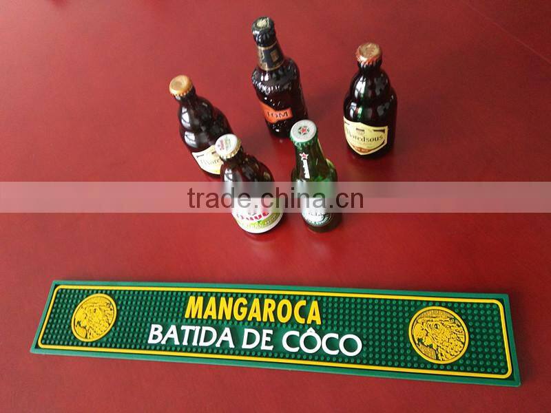 High quality new style lighted soft pvc beer bar mats