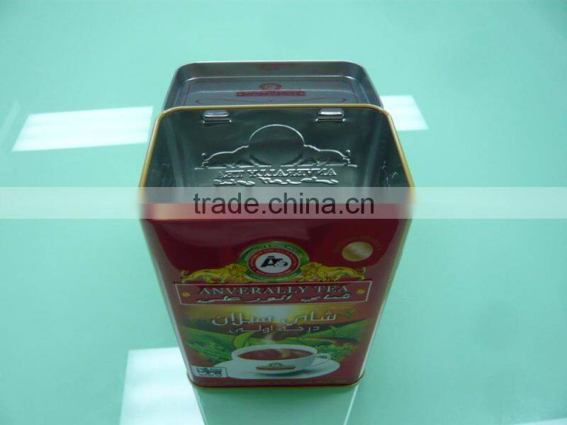 metal tea boxes for Sri Lanka,tea boxes with hinge