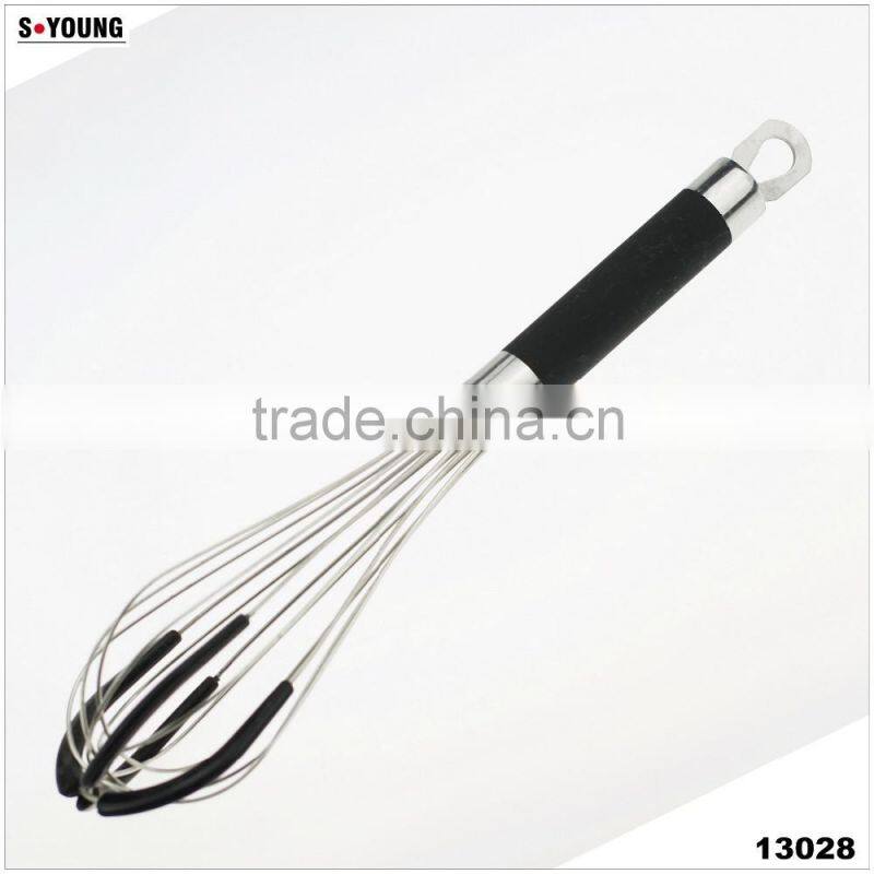 13019 stainless steel Egg Beater Blender with rubber insert