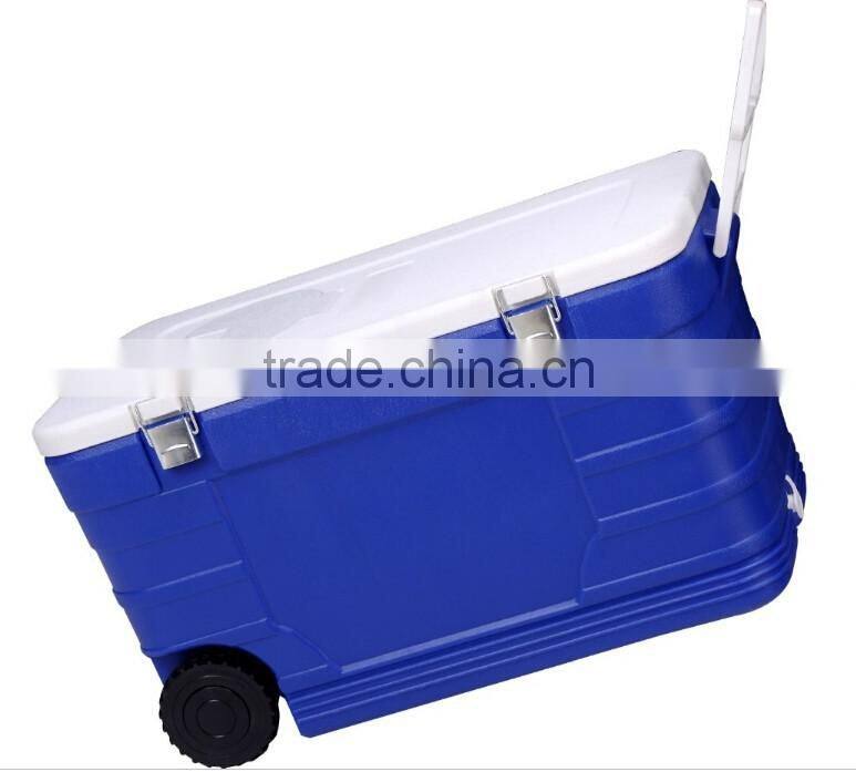 52L Capacity Blue Color Ice Cooler Box
